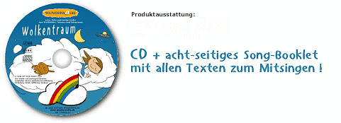  Ausstattung: 4farbiges Label + 8seitiges Song-Booklet 